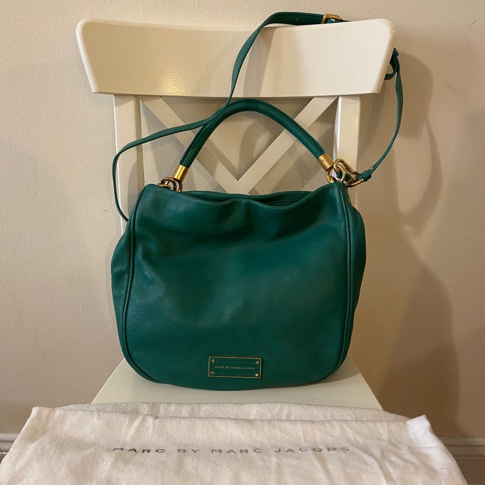 Marc By Marc Jacobs Green Hobo Bag